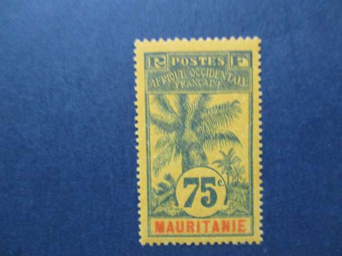 Mauritanie y & t 13 * 1906
