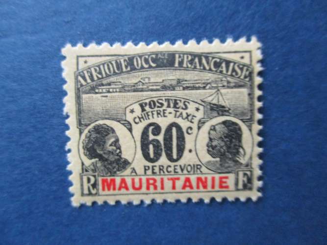 Mauritanie y & t taxe 15 * 1906