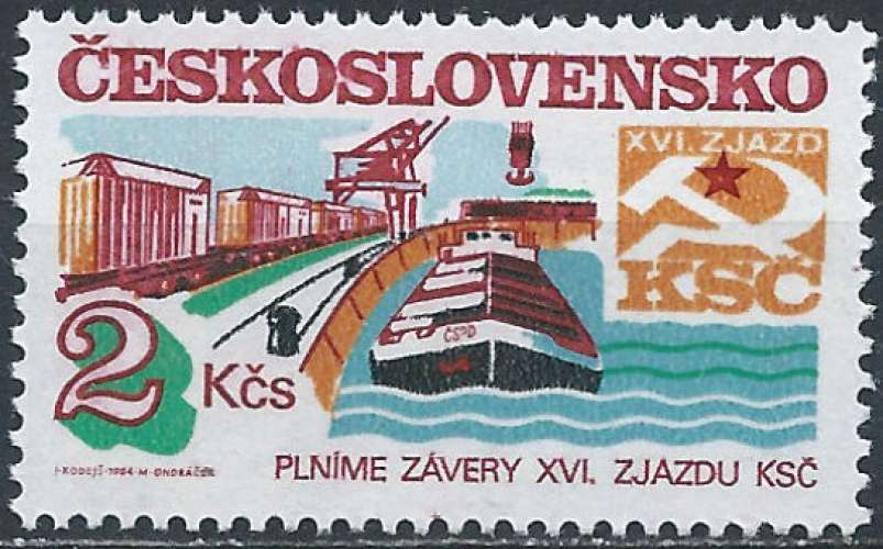 Tchécoslovaquie - 1984 - Y & T n° 2605 - MNH