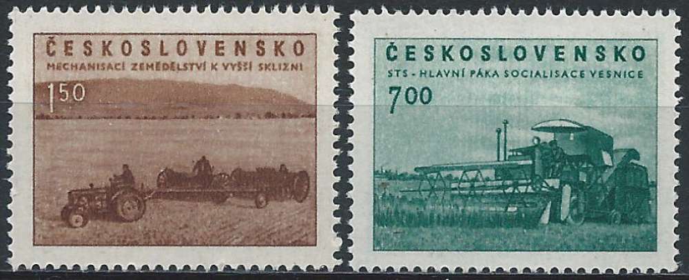 Tchécoslovaquie - 1953 - Y & T n° 710 & 711 - MNH