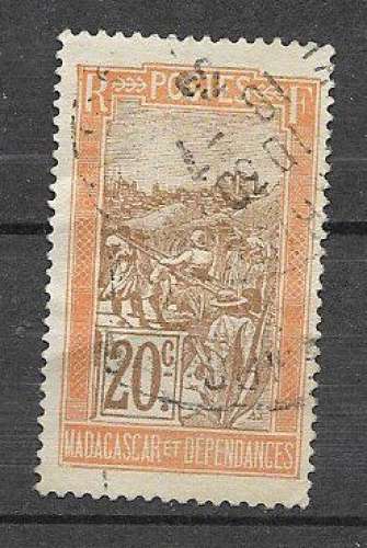 Madagascar - 1908 - YT n° 100, 103  oblitéré