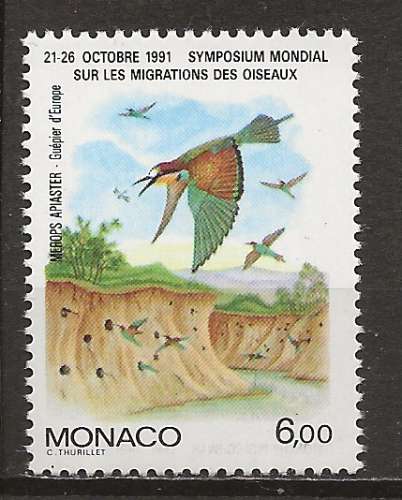   MONACO      ANNEE 1991   Y.T N°1758 NEUF** 