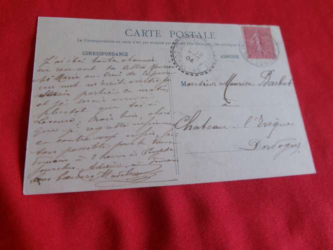BELLE CARTE SIGNEE BERGERET 