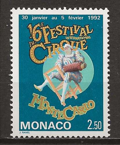   MONACO      ANNEE 1992   Y.T N°1810 NEUF**