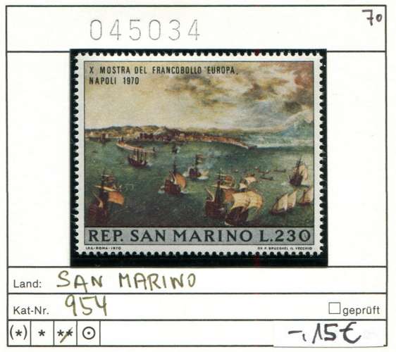 Saint-Marin 1970 - Michel 954 - ** neuf mnh - 
