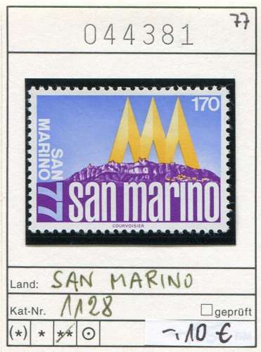 Saint-Marin 1977 - Michel 1128 - ** neuf mnh - 