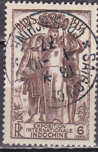 INDOCHINE n° 196 de 1937 oblitéré 