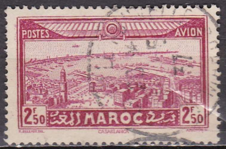 MAROC PA n° 37 de 1933 oblitéré 