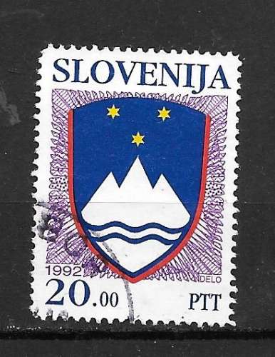 Slovénie Y&T n° 10   - 1992 oblitéré