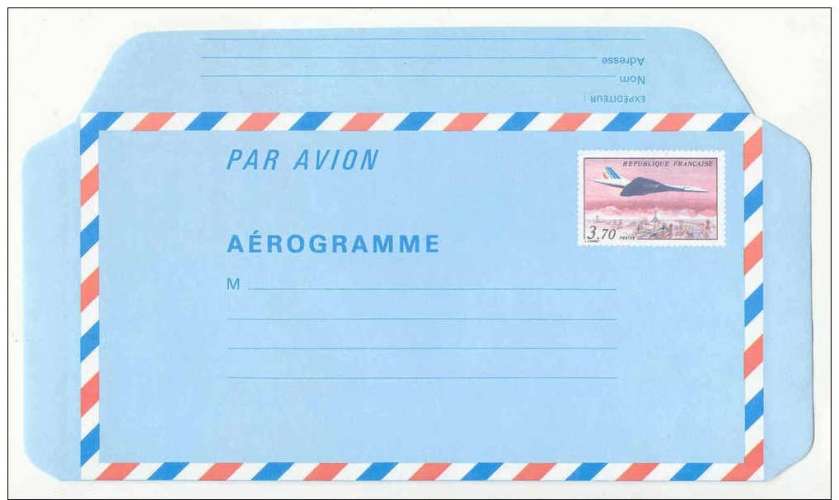 Aérogramme n°1014 Concorde 3,70 neuf**