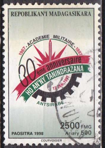 MADAGASCAR N° 1755B de 1999 avec oblitération postale!