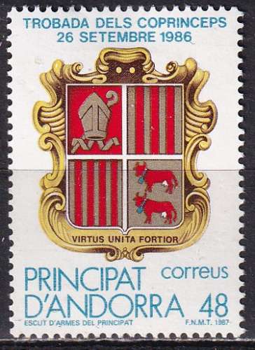 andorre espagnol ... n° 182  neuf* ... 1987