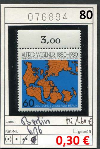 Berlin 1980 - Michel 616 - ** neuf mnh -  
