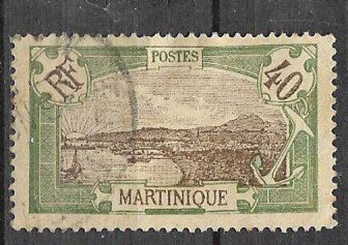 Martinique  - 1908 - YT n° 71  oblitéré