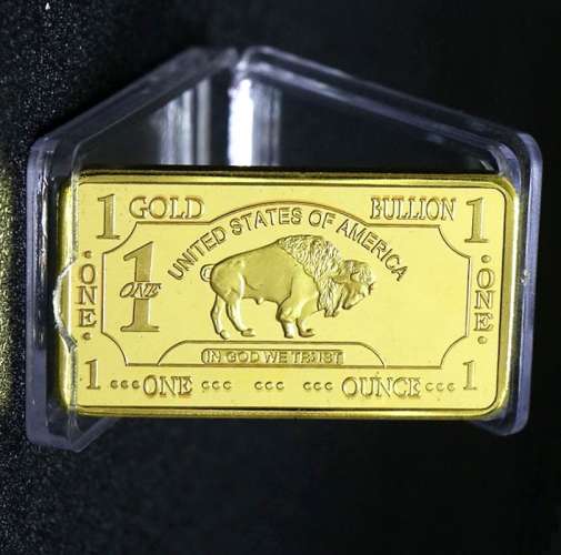 Lingot plaqué Or - Etats-Unis One Bullion Buffalo