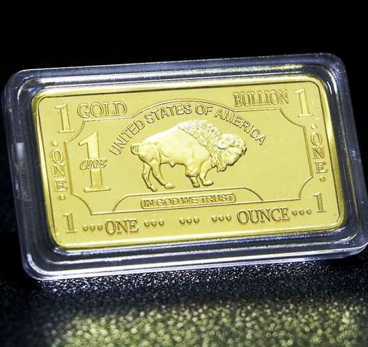 Lingot plaqué Or - Etats-Unis One Bullion Buffalo