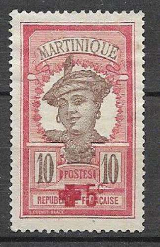 Martinique  - 1915 - YT n° 82  **