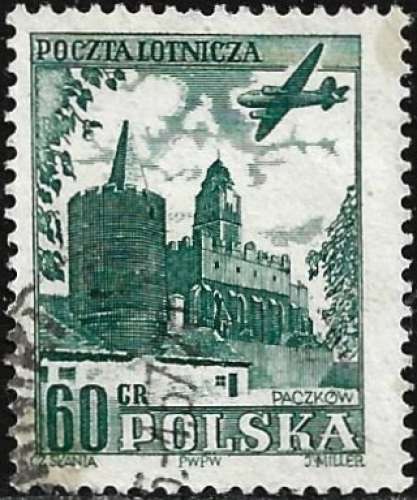 Pologne - 1954 - Y&T pa 34 obt - cancelled - used