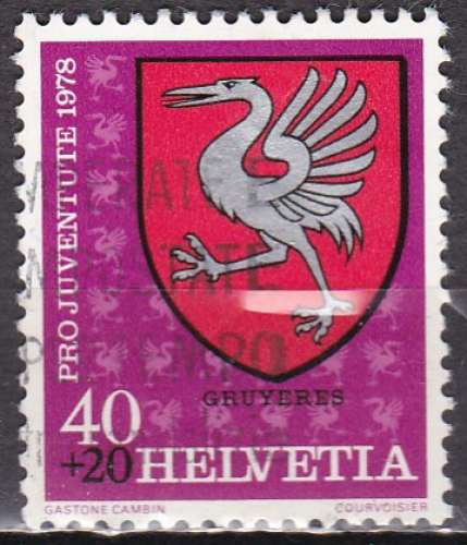 SUISSE N° 1073 de 1978 oblitéré 