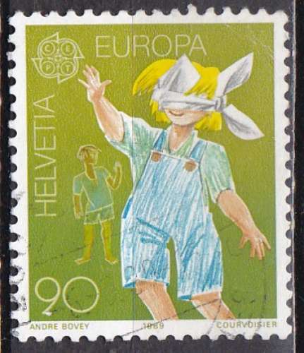 SUISSE N° 1324 de 1989 oblitéré 