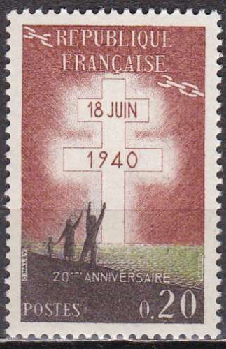 FRANCE N° 1264 de 1960 neuf**