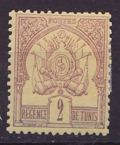 Tunisie  - 1888- YT   n°  2 *