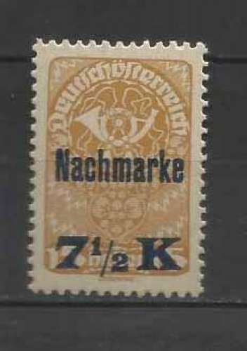 AUTRICHE T. Taxe NEUF YT n°  101A 
