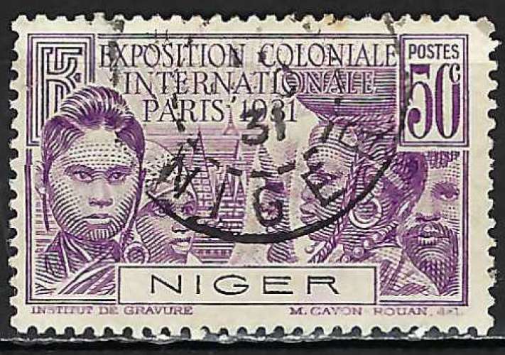 Niger - 1931 - Y & T n° 54 - O.