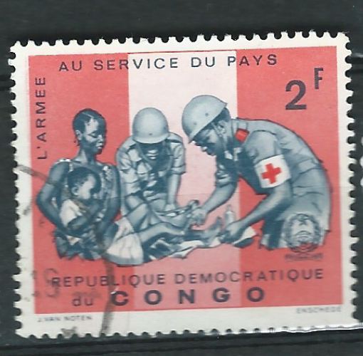 REPUBLIQUE DEMOCRATIQUE DU CONGO-OBL-1966-YT N°633