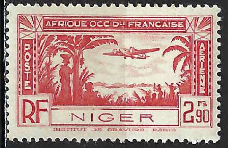 Niger - 1940 - Y & T n° 2 Poste aérienne - MH