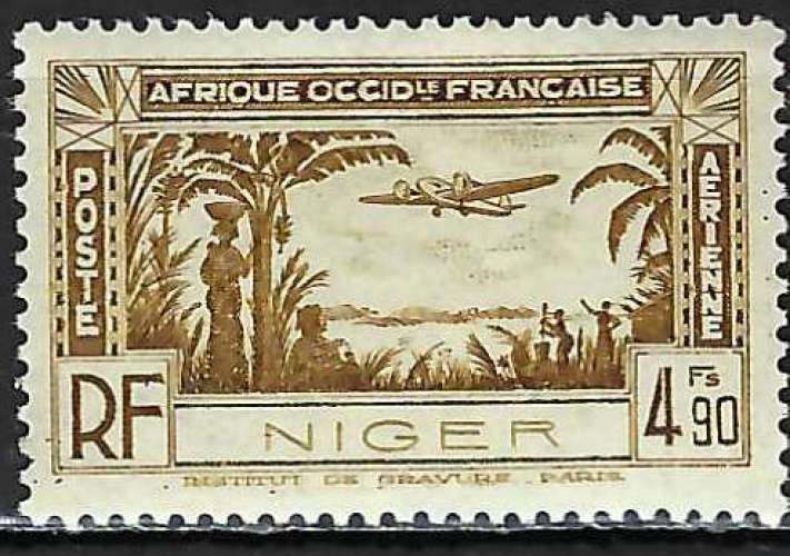 Niger - 1940 - Y & T n° 4 Poste aérienne - MH