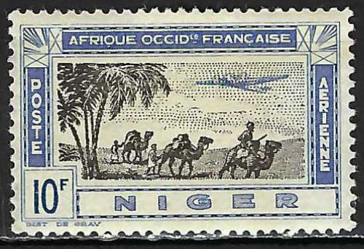 Niger - 1942 - Y & T n° 15 Poste aérienne - MH