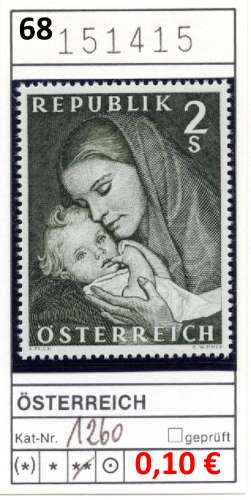 Autriche 1968 - Michel 1260  - ** neuf mnh - 