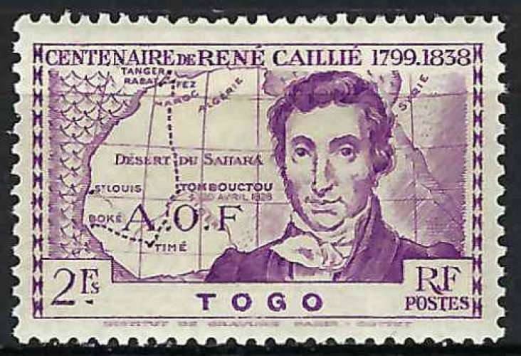 Togo - 1939 - Y & T n° 173 - MH (gomme altérée)