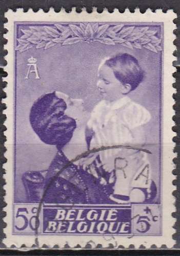 BELGIQUE N° 450 de 1937 oblitéré 