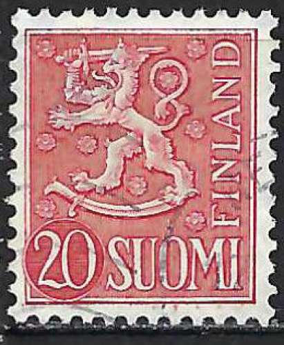 Finlande - 1954-58 - Y & T n° 414A - O.