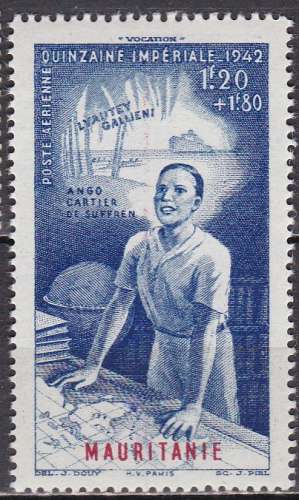 MAURITANIE PA N° 9 de 1942 neuf**