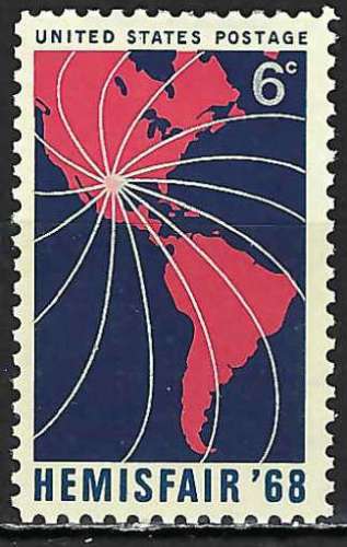Etats-Unis - 1968 - Y & T n° 844 - MH