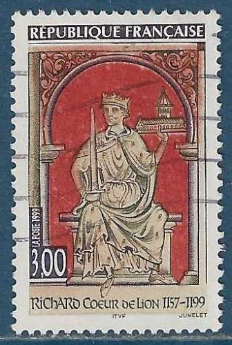 N°3238 Richard 1er Cœur de Lion oblitéré