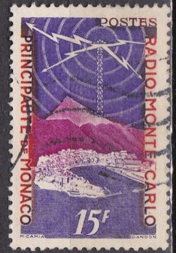 MONACO N° 377 de 1951 oblitéré