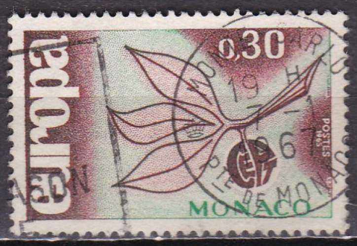 MONACO N° 675 de 1965 oblitéré