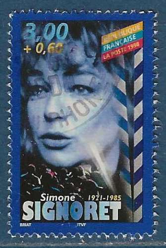 N°3188 Acteurs du cinéma français - Signoret oblitéré