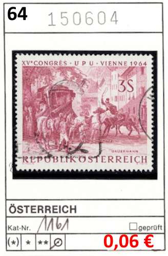 Autriche 1964 - Michel 1161 - oo oblit. - 