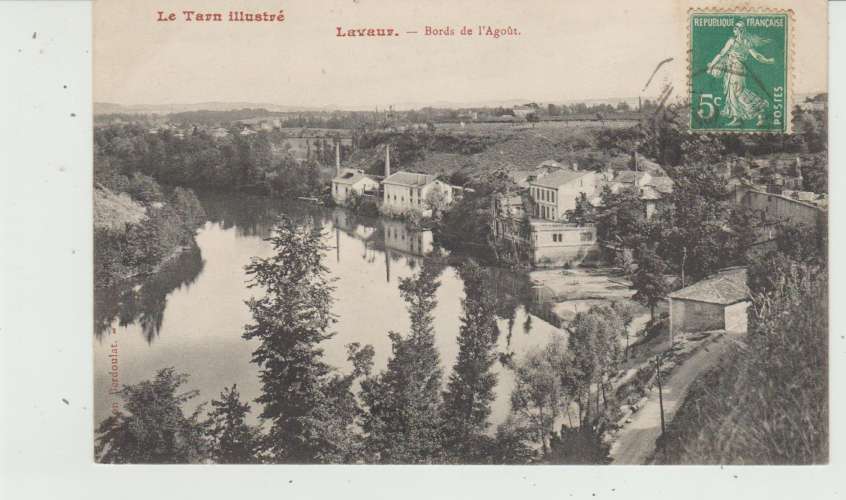 CPA LAVAUR (81) BORDS DE L' AGOUT