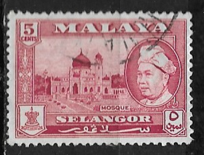 Selangor 1957 YT n° 70 (o) 