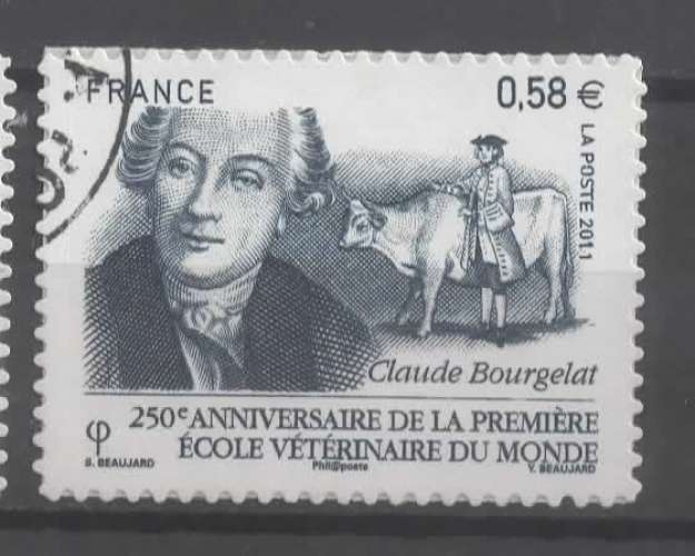 FRANCE  2011 OBL N°565 VOIR SCAN