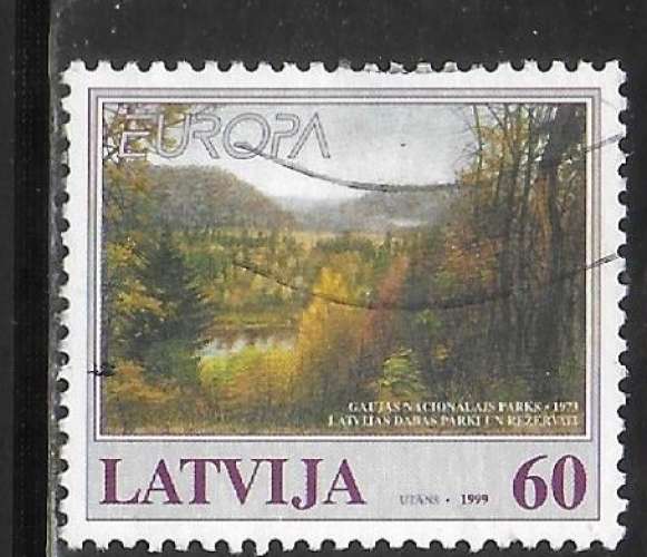 Lettonie - Y&T n°  465 - Oblitéré / Used  - 1999