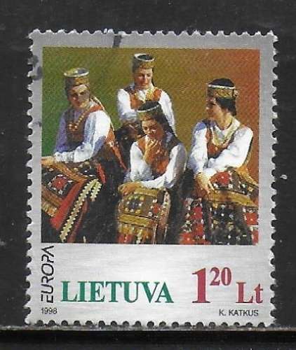 Lituanie - Y&T n° 580 - Oblitéré / Used  - 1998
