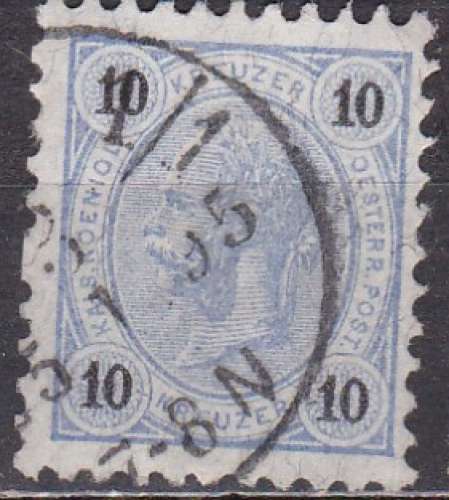 AUTRICHE N° 50 de 1890 oblitéré  