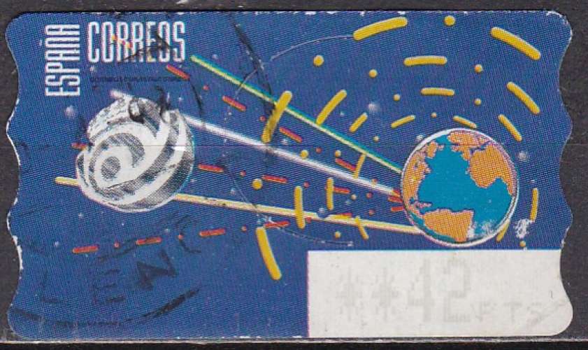 ESPAGNE distributeur N° 12 de 1996 oblitéré et décollé